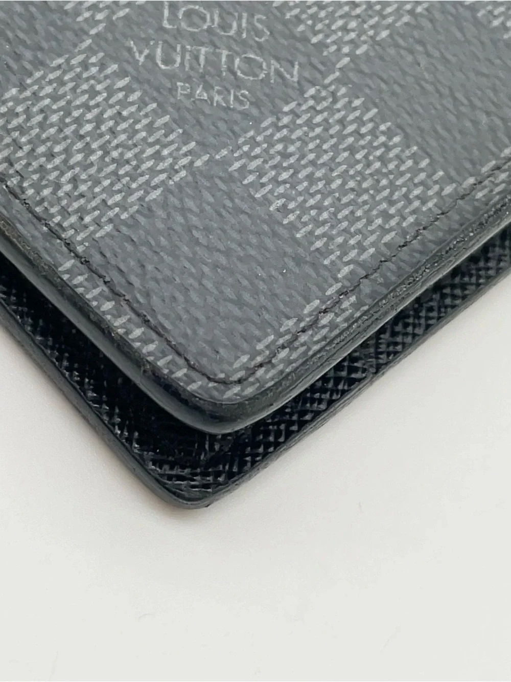 Auth Louis Vuitton Damier Graphite Portefeville Multiple Wallet